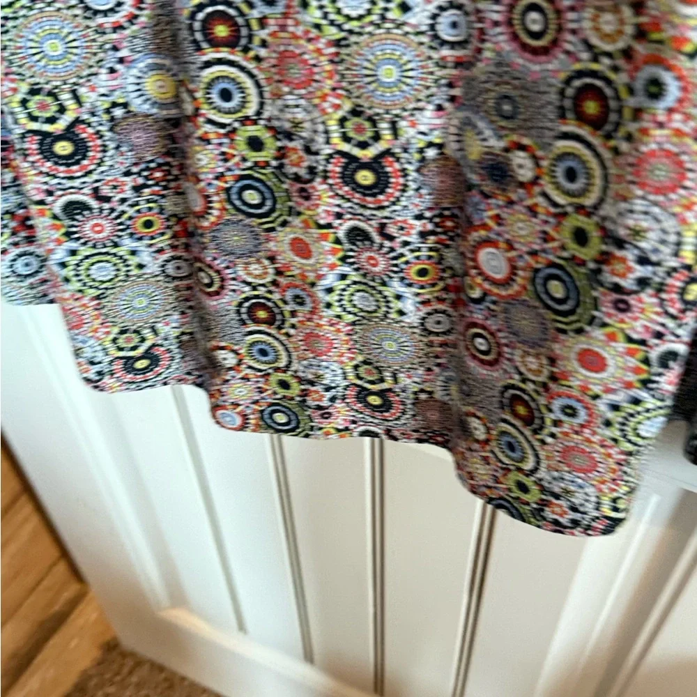 7camice Italian Shirt in Colorful Geometric Button Down Shirt - Picture 5 of 7
